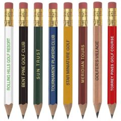 Golf Pencil - Hex With Eraser