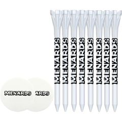 Golf Tee Pack With Flytee Tees and Ball Markers