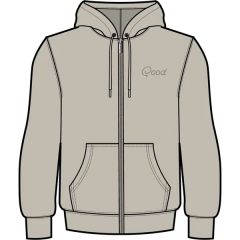 Good Good Men's Hazy Day Full Zip Fleece Hoodie Prebook 10/