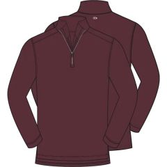 Good Good Men's Maroon Q-Zip Prebook 10-01