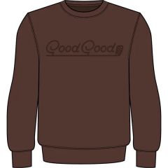 Good Good Men's Walnut Wedge Fleece Crewneck Prebook 10-01
