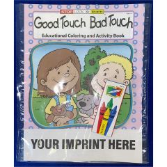 Good/Bad Touch Coloring And Activity Book Fun Pack