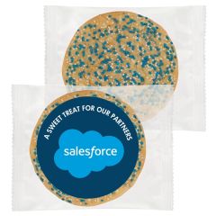 Gourmet Sugar Cookie With Corporate Color Nonpareils
