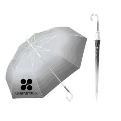 Gradient Transparent Manual Straight Umbrella