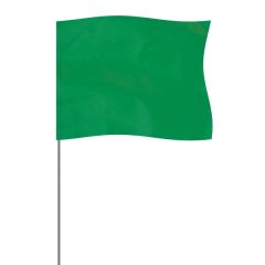 Green 4 Inch X 5 Inch Marker Flag On A 21 Inch Wire