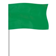 Green 5 Inch X 8 Inch Marker Flag On A 36 Inch Wire