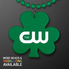 Green Shamrock Medallions Non Light Up