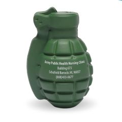 Grenade Shaped Stress Reliever