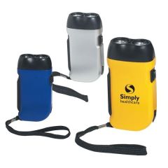 Grip-And-Squeeze Flashlight