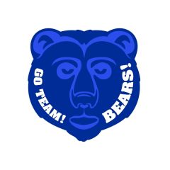 Grizzly Bear Hand Fan Without A Stick
