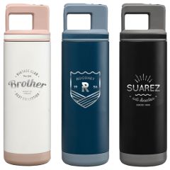 Grosche Alpine Stainless Steel Removable Straw Flip N' Sip