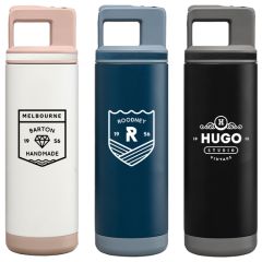 Grosche Alpine Stainless Steel Removable Straw Flip N' Sip