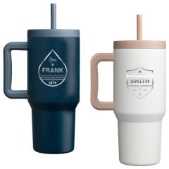 Grosche Aspen Stainlesssteel Triple-Wall Insulated Straw Mug