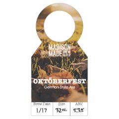 Growler Tags - 2.25 Inch X 4.5 Inch , 0.010 Inch Plastic