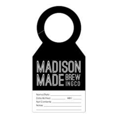 Growler Tags - 2.25 Inch X 4.5 Inch , 0.010 Inch Tag Stock