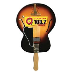 Guitar Hand Fan Full Color
