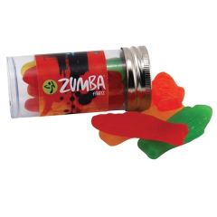 Gummy Bears In A 3 Inch Plastic Tube With Metal Cap