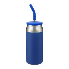 Gusto Stainless Steel Tumbler W/ Stainless Steel Straw 23oz