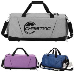 Gym Duffel Bag With Shoes Compartment and Wet Pocket