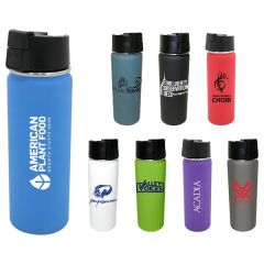 Halcyon 20 Oz Sport Bottle W/ Push Button Lid