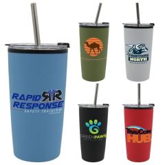 Halcyon 20 Oz Niagara Tumbler With Stainless Straw/Flip Top