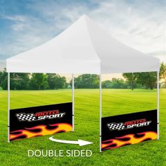 Half Walls For 10 Ft Tent Full Color Pair Double Sided
