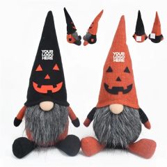 Halloween Faceless Doll Figurine Pumpkin-Faced Rudolph
