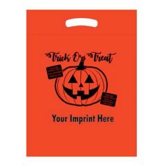 Halloween Plastic Die Cut/Orange - Trick Or Treat