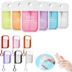 Hand Sanitizer With Keychain Silicone Case