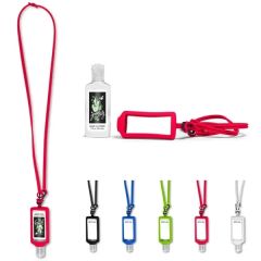 Hand Sanitizer With Silicone Lanyard & Holder - 1 Oz
