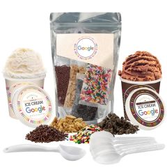 Handcrafted Ice Cream W/ Ice Cream Topping Kit - 2 Pt Bundle