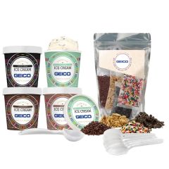 Handcrafted Ice Cream W/ Ice Cream Topping Kit - 4 Pt Bundle