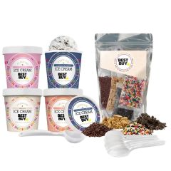 Handcrafted Ice Cream W/ Ice Cream Topping Kit - 4 Pt Bundle