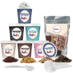 Handcrafted Ice Cream W/ Ice Cream Topping Kit - 6 Pt Bundle
