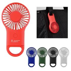 Handheld Fan With Carabiner