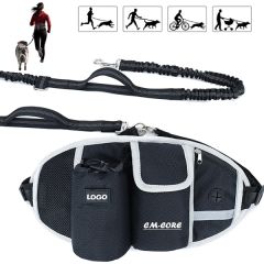 Hands Free Running Dog Leash Waist Bag