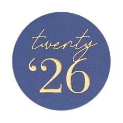 Handwritten Year Foil Seal