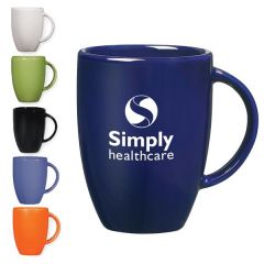 Handy 12 Oz. Ceramic Mug For Travel