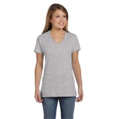 Hanes Ladies' Perfect-T V-Neck T-Shirt