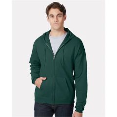 Hanes Unisex Ecosmart Full-Zip Hooded Sweatshirt