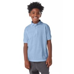 Hanes Youth Ecosmart Jersey Knit Polo