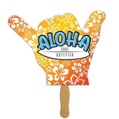 Hang Loose Fast Hand Fan 2 Sides 1 Day