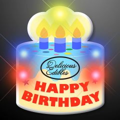 Happy Birthday Cake LED PIN Blinkies