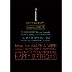 Happy Birthday Greeting Card 5 Inch X 7 Inch