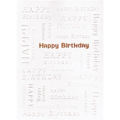 Happy Birthday Greeting Card 5 Inch X 7 Inch