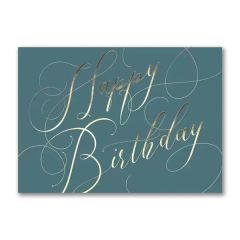 Happy Birthday Script Card
