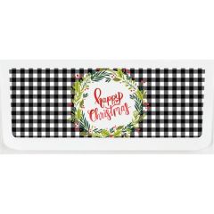 Happy Christmas Plaid Currency Envelope