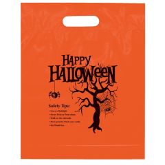 Happy Halloween Die Cut Halloween Bag - Flexo Ink Print