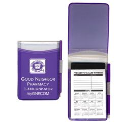 Hard Cover Memo Book With 100-Page Pad & Matching Pen