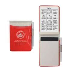 Hard Cover Memo Book With 30-Page Pad & Matching Pen